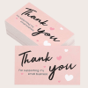 50 Thank You Cards - Show Your Appreciation to Your Small Business Customers