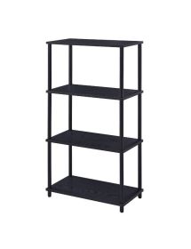 Nypho Bookshelf; Black Finish