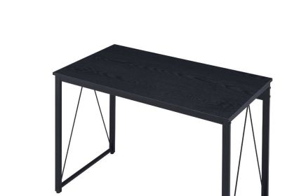 Zaidin Writing Desk; Black Finish