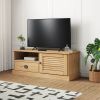 TV Stand VIGO 41.7"x15.7"x15.7" Solid Wood Pine