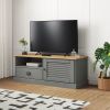 TV Stand VIGO Gray 41.7"x15.7"x15.7" Solid Wood Pine