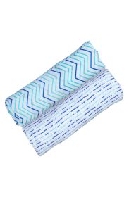 ORGANIC SWADDLE SET - SHADES OF BLUE