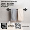 9 Pieces Bathroom Hardware Accessories Set Towel Bar Set Wall Mounted