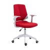 Techni Mobili Height Adjustable Mid Back Office Chair, Red