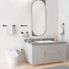 9 Pieces Bathroom Hardware Accessories Set Towel Bar Set Wall Mounted