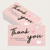 50 Thank You Cards - Show Your Appreciation to Your Small Business Customers