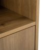 Bathroom storage cabinet,small storage cabinet,ratten locker, 1 door cabinet,living room, bedroom, home office floor cabinet, rustic brown