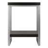 Jared End Table; Enamel Steel Tube